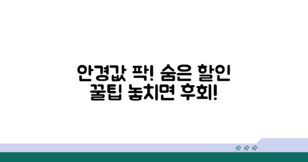 절약 꿀팁: 안경 할인 혜택 활용법