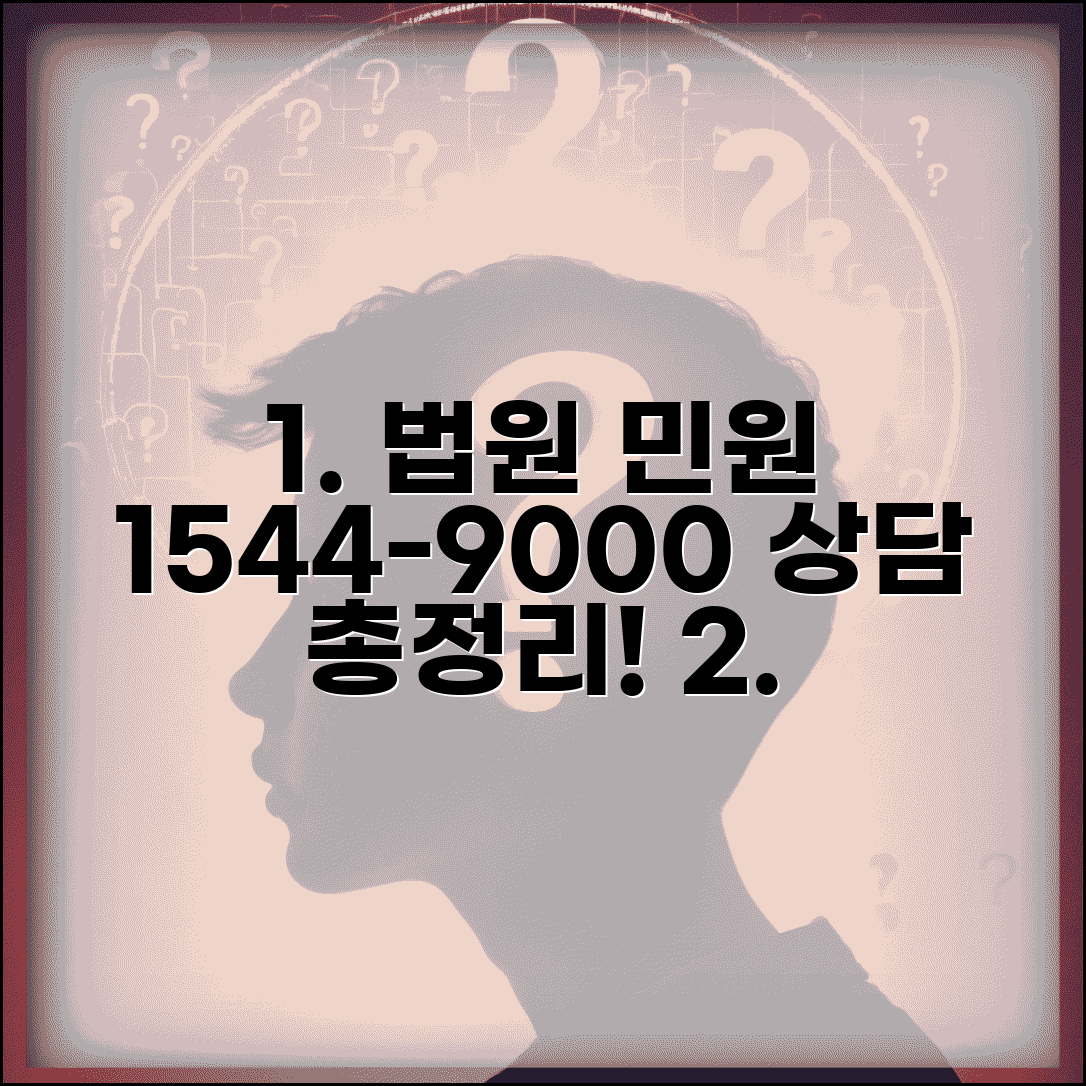 법원 민원 전화번호 1544-9000 | 고객센터 상담 방법 및 업무 시간 총정리