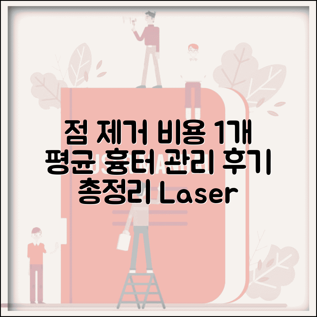 점 제거 레이저 비용 1개 평균 | 점 빼기 흉터 관리 주의사항 및 후기 총정리