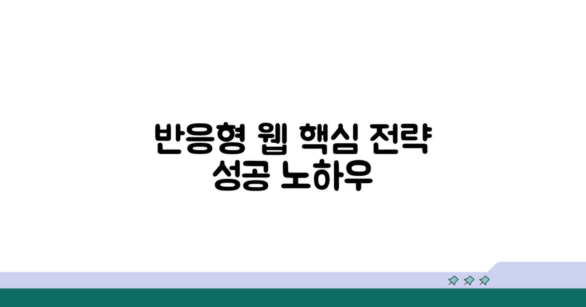 반응형 홈페이지 핵심 전략