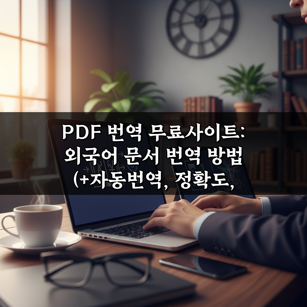 PDF 번역 무료사이트: 외국어 문서 번역 방법 (+자동번역, 정확도, 추천)