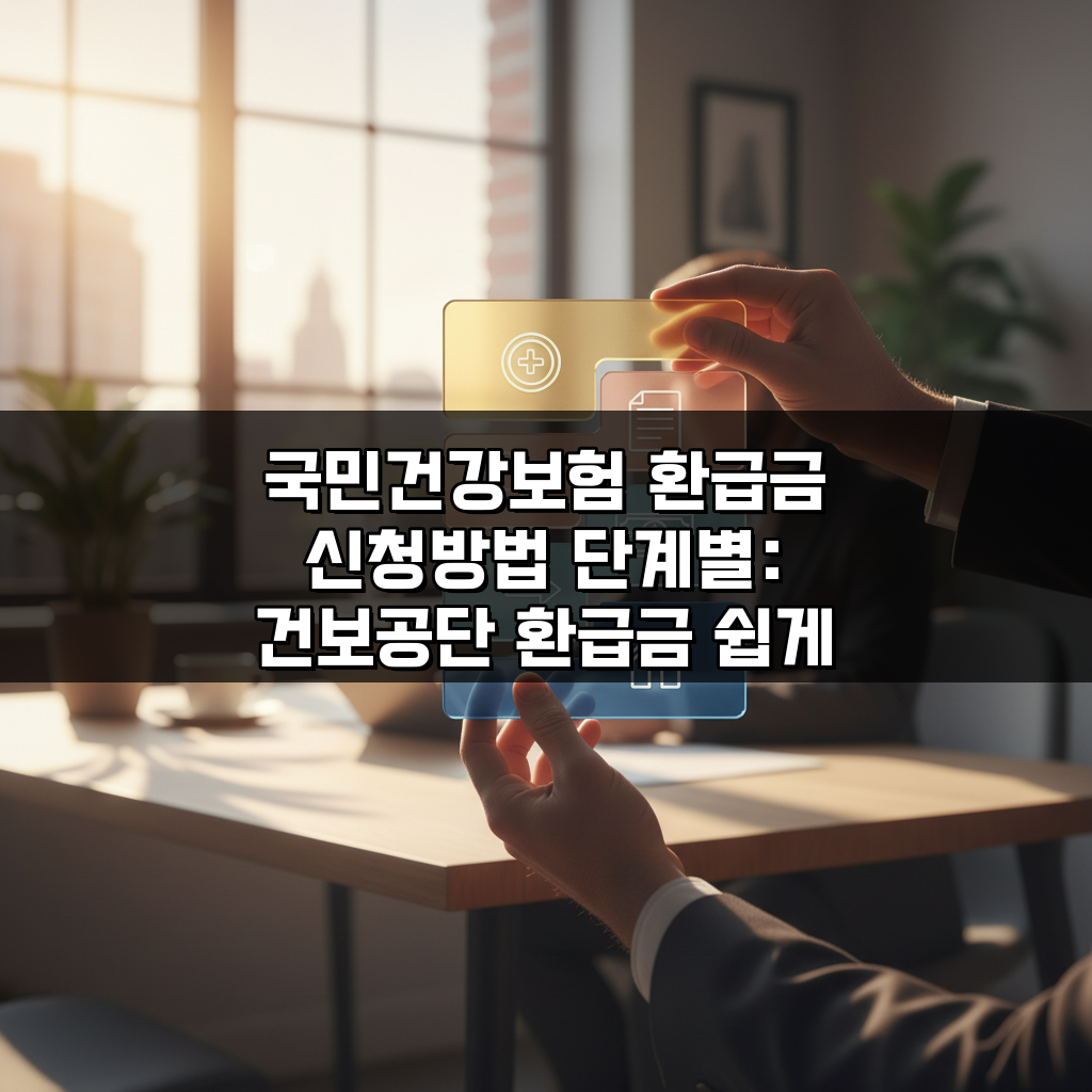 국민건강보험 환급금 신청방법 단계별: 건보공단 환급금 쉽게 받는 꿀팁