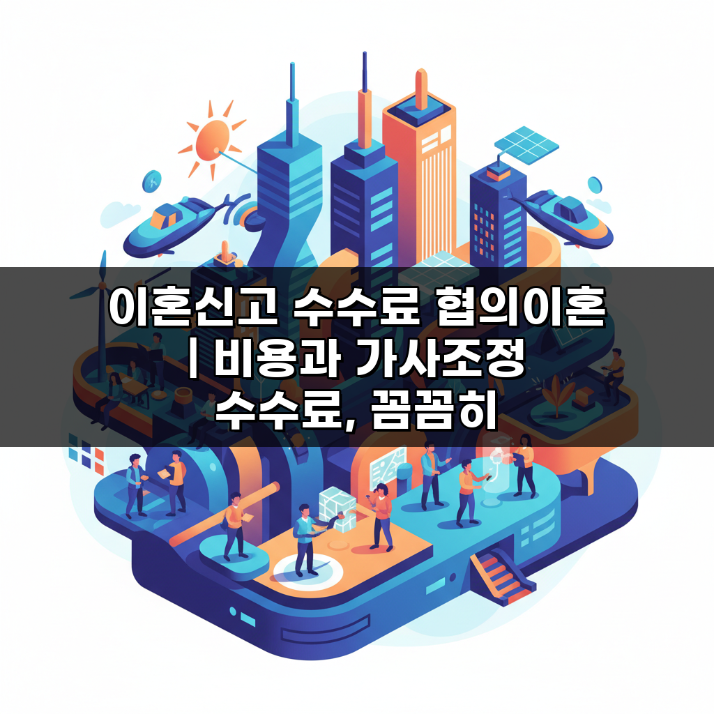 이혼신고 수수료 협의이혼 | 비용과 가사조정 수수료, 꼼꼼히 확인하세요