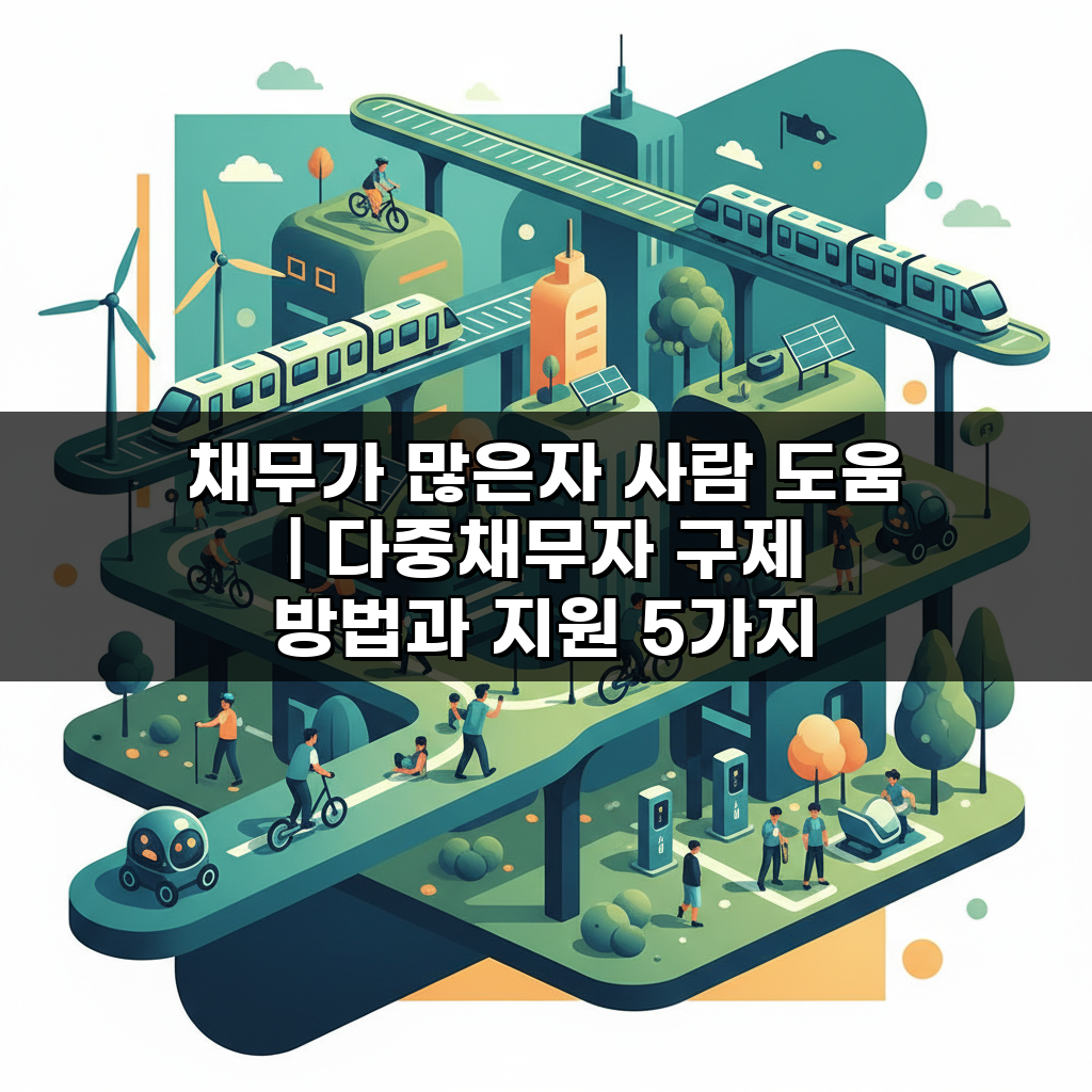 채무가 많은자 사람 도움 | 다중채무자 구제 방법과 지원 5가지 솔루션
