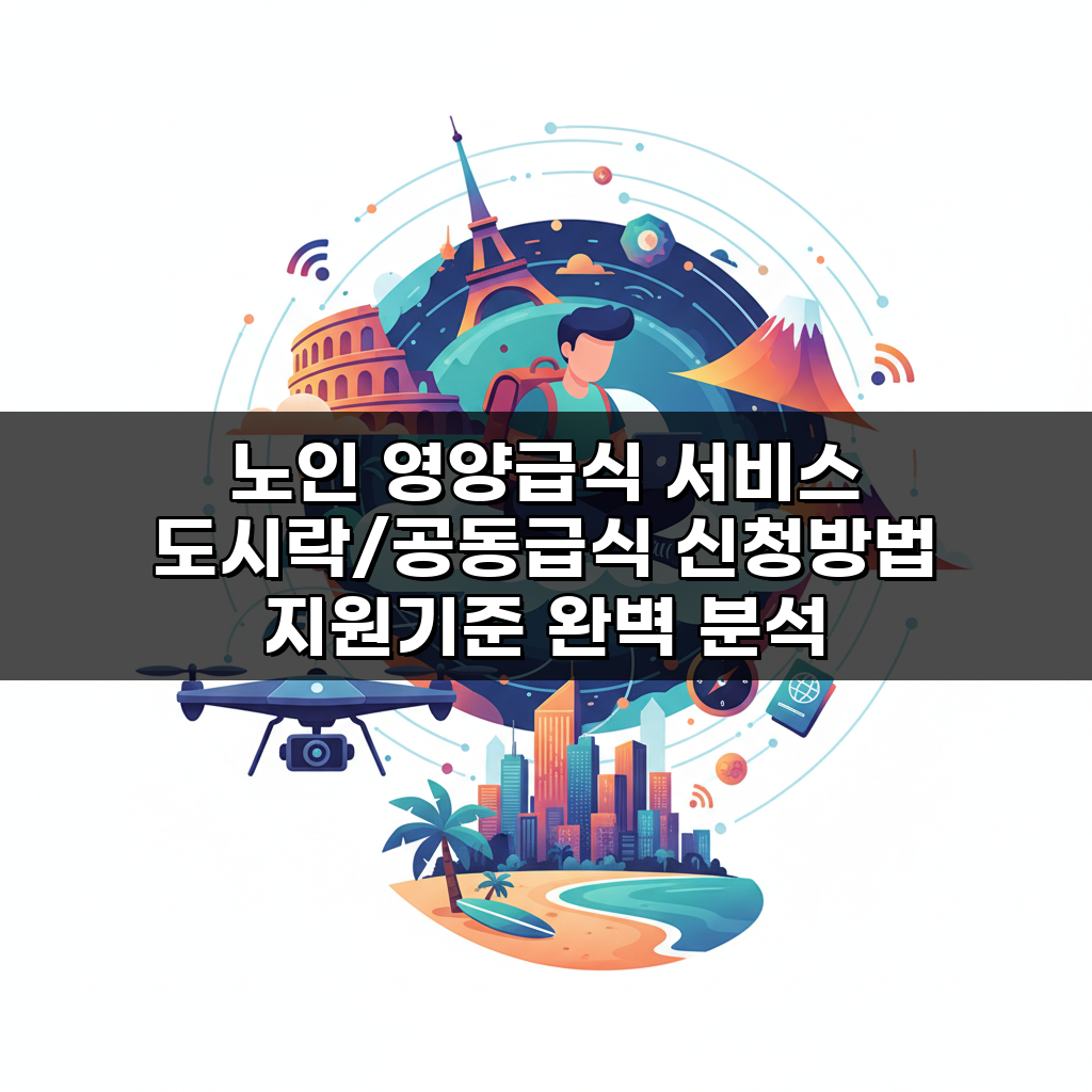 노인 영양급식 서비스 도시락/공동급식 신청방법 지원기준 완벽 분석