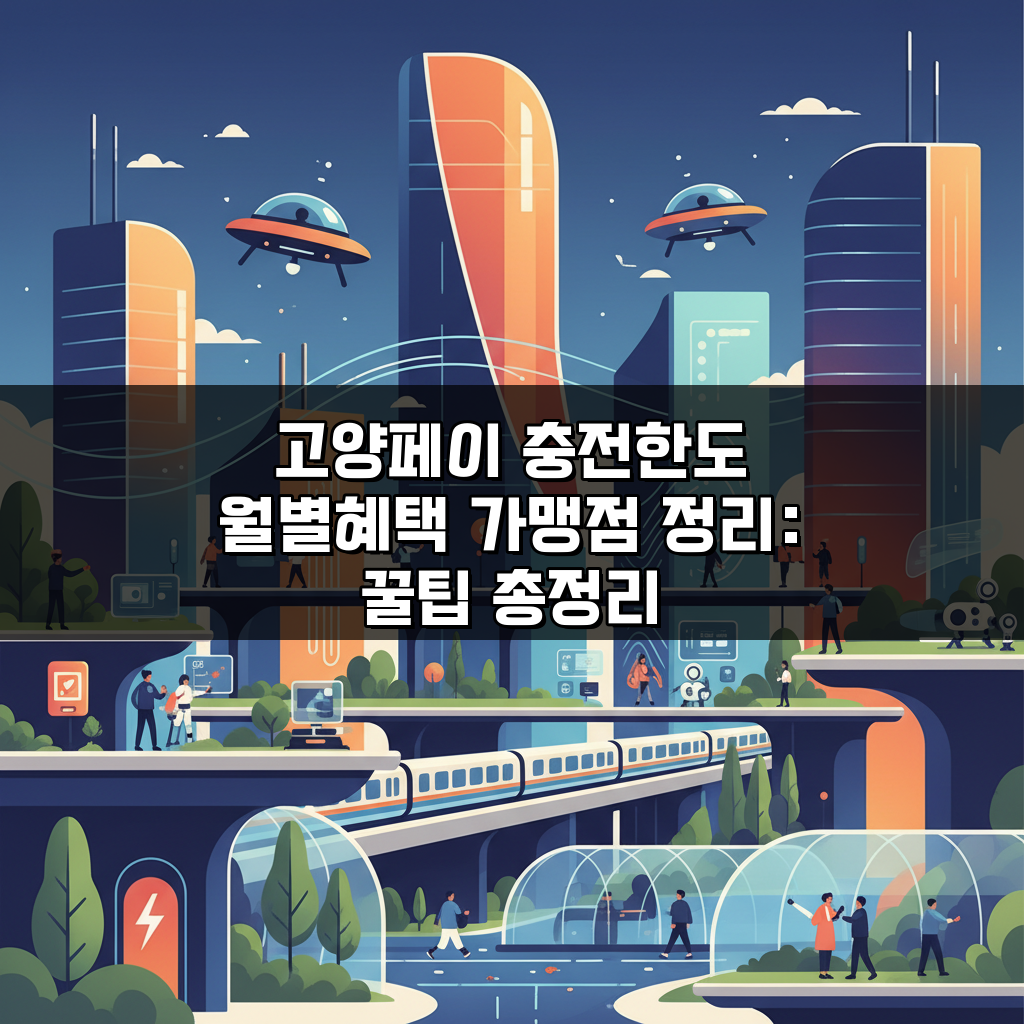고양페이 충전한도 월별혜택 가맹점 정리: 꿀팁 총정리