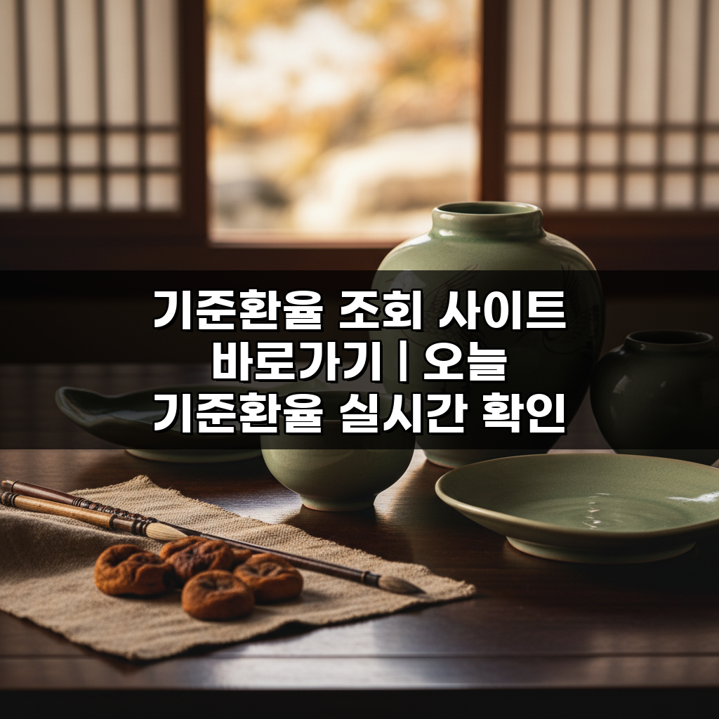기준환율 조회 사이트 바로가기 | 오늘 기준환율 실시간 확인 TOP 5